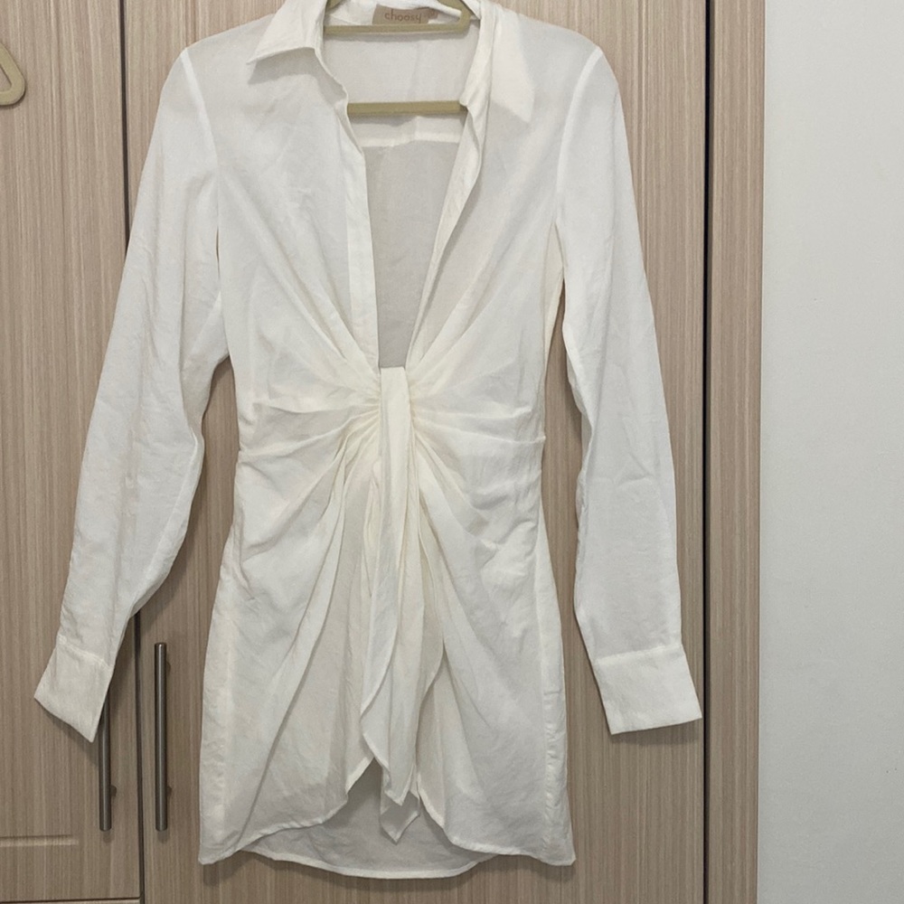 Choosy Crosby St Dress in white